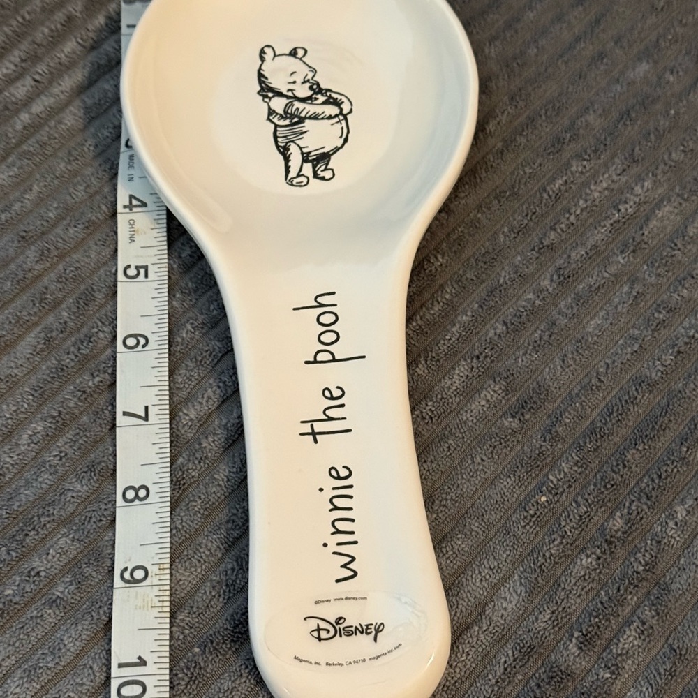 Rae Dunn x Disney White Ceramic- Winnie the Pooh- Spoon Rest - Picture 5 of 7